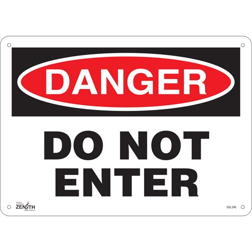 SGL346-"Do Not Enter" Sign