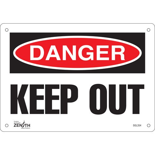 SGL354-"Keep Out" Sign