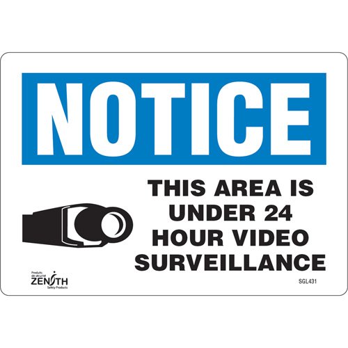 SGL431-"24 Hour Surveillance" Sign