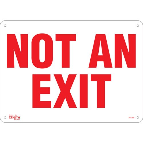 SGL459-"Not An Exit" Sign