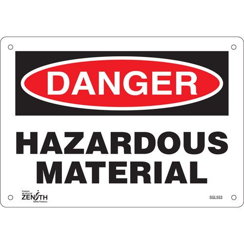 SGL553-"Hazardous Material" Sign