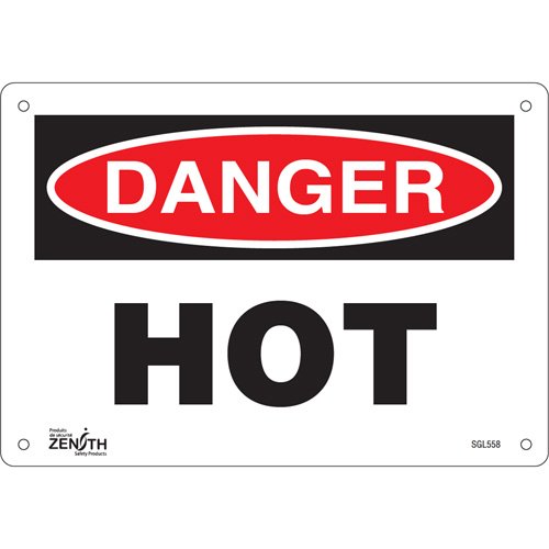 SGL558-"Danger Hot" Sign