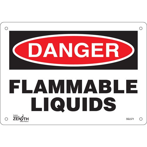 SGL571-"Flammable Liquids" Sign