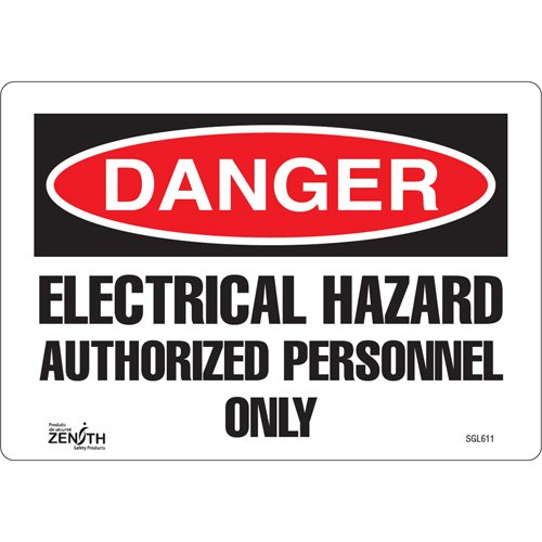 SGL611-"Authorized Personnel Only" Sign