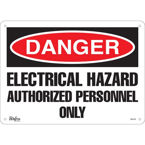 SGL615-"Authorized Personnel Only" Sign