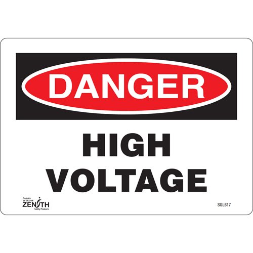 SGL617-"High Voltage" Sign