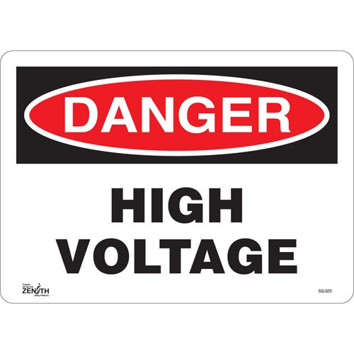 SGL620-"High Voltage" Sign