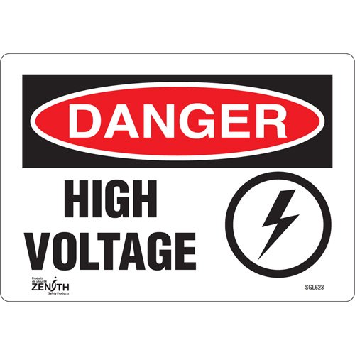 SGL623-"High Voltage" Sign