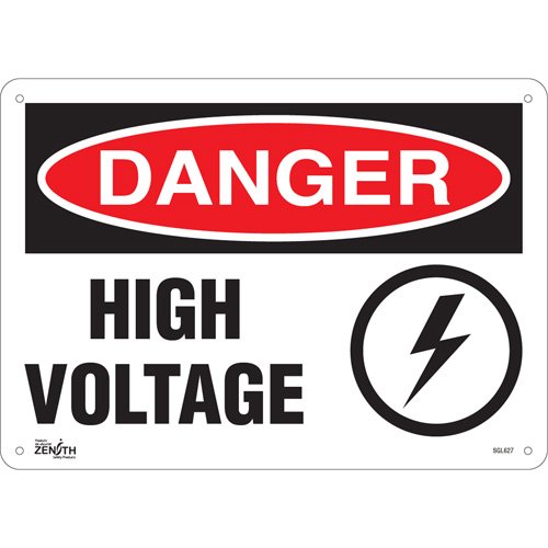 SGL627-"High Voltage" Sign