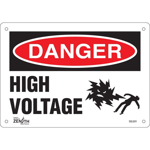 SGL631-"High Voltage" Sign