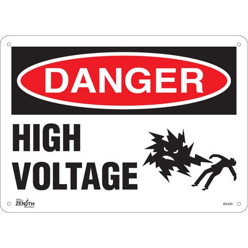 SGL633-"High Voltage" Sign
