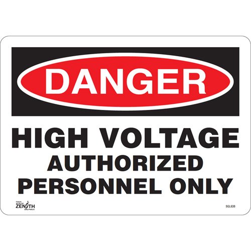 SGL638-"Authorized Personnel Only" Sign