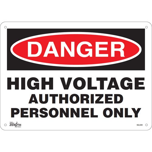 SGL639-"Authorized Personnel Only" Sign