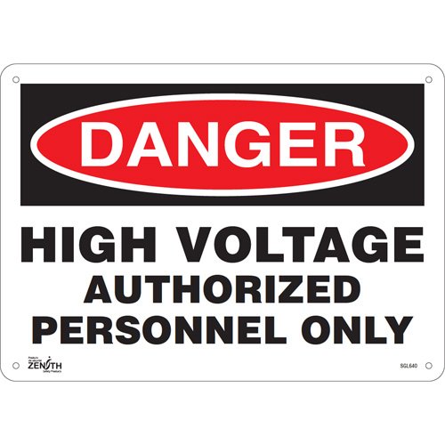 SGL640-"Authorized Personnel Only" Sign
