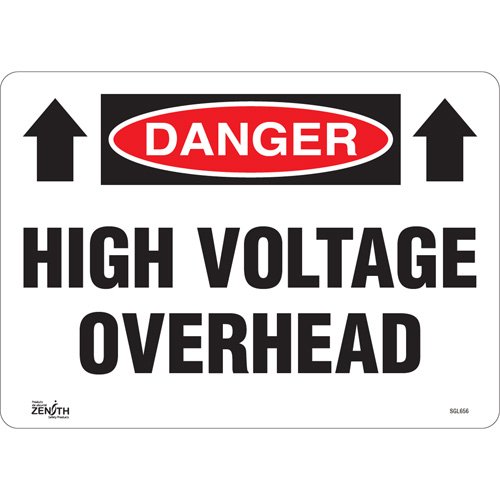 SGL656-"High Voltage Overhead" Sign