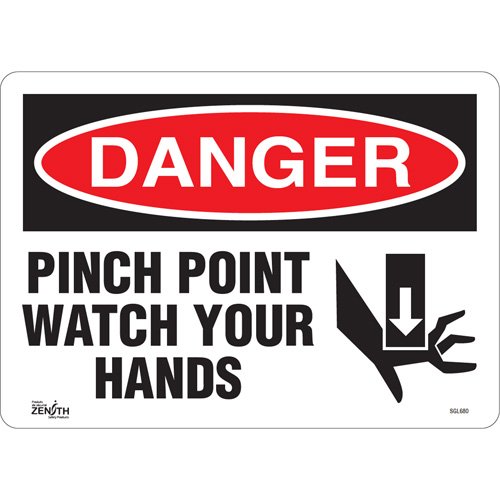 SGL680-"Pinch Point" Sign