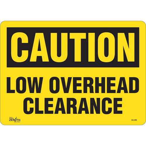SGL698-"Low Overhead Clearance" Sign