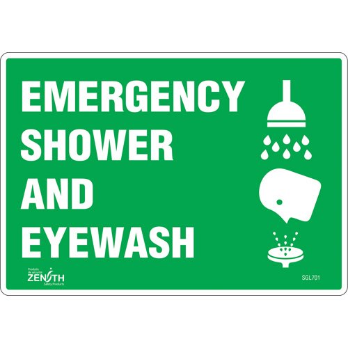 SGL701-"Emergency Shower And Eyewash" Sign