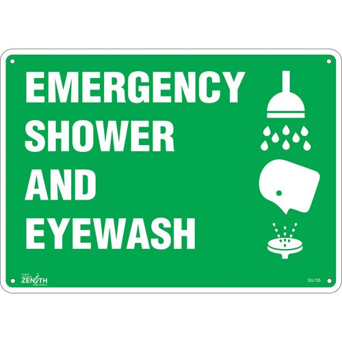 SGL705-"Emergency Shower And Eyewash" Sign