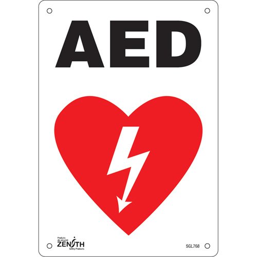 SGL768-"AED" Sign