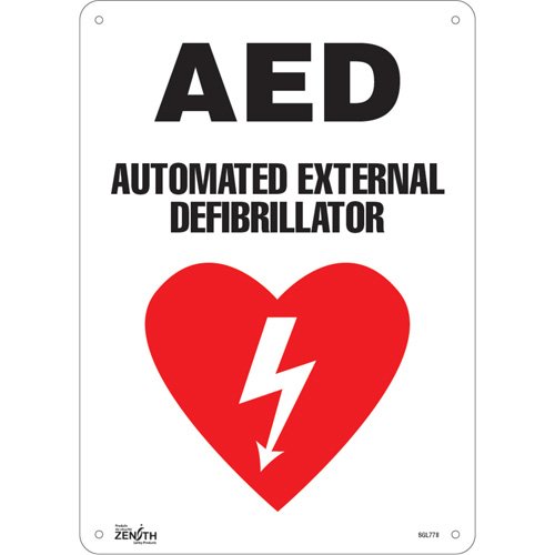 SGL778-"AED Automated External Defibrillator" Sign