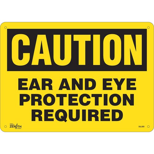 SGL888-"Ear And Eye Protection" Sign