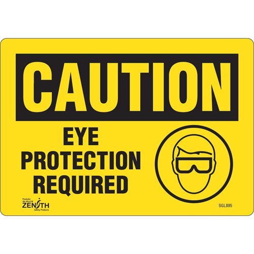 SGL895-"Eye Protection Required" Sign