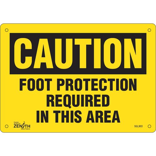SGL903-"Foot Protection Required" Sign