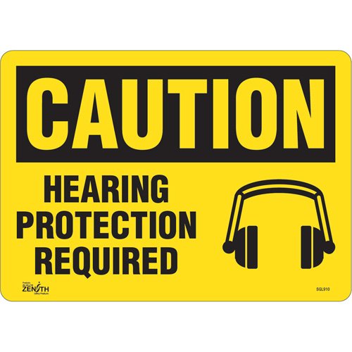 SGL910-"Hearing Protection Required" Sign