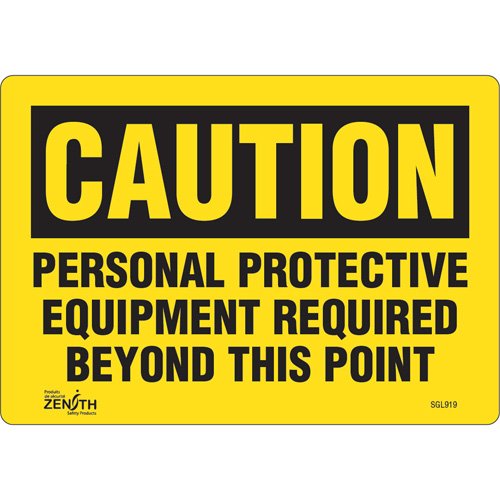 SGL919-"Personal Protective Equipment Required" Sign