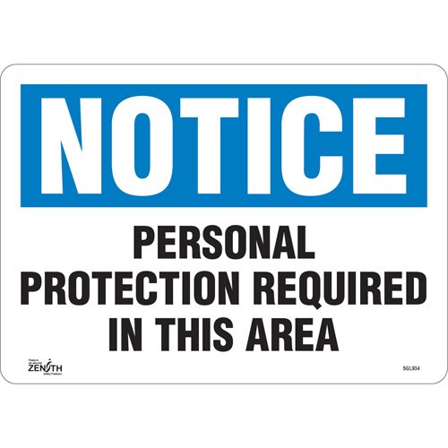 SGL934-"Personal Protection Required" Sign