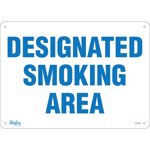 SGL960-"Designated Smoking Area" Sign