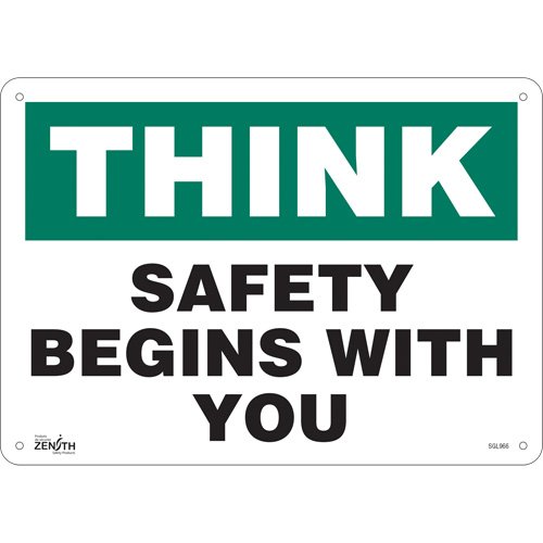 SGL966-"Safety Begins With You" Sign