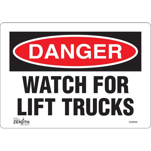 SGM004-"Watch For Lift Trucks" Sign