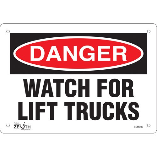 SGM005-"Watch For Lift Trucks" Sign