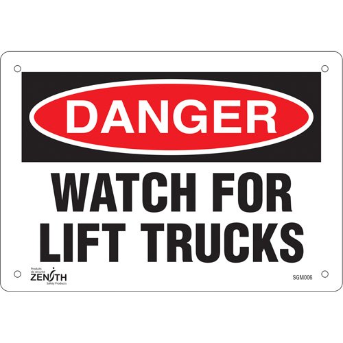 SGM006-"Watch For Lift Trucks" Sign