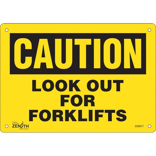 SGM017-"Look Out For Forklifts" Sign