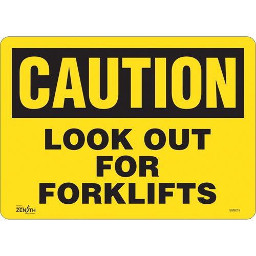 SGM019-"Look Out For Forklifts" Sign