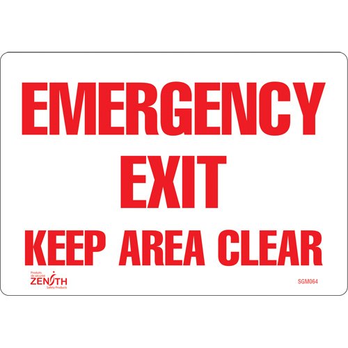 SGM064-"Emergency Exit" Sign