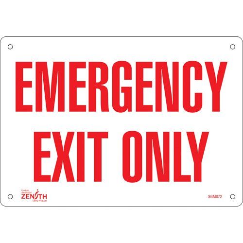 SGM072-"Emergency Exit" Sign