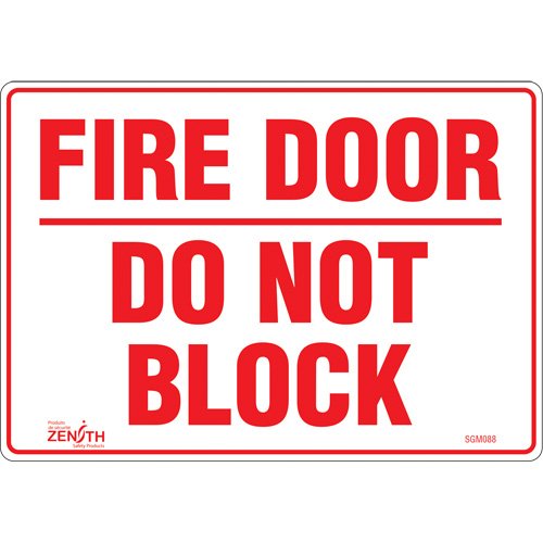 SGM088-"Fire Door" Sign