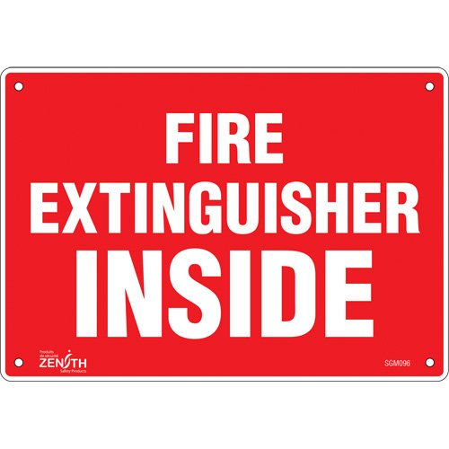 SGM096-"Fire Extinguisher Inside" Sign