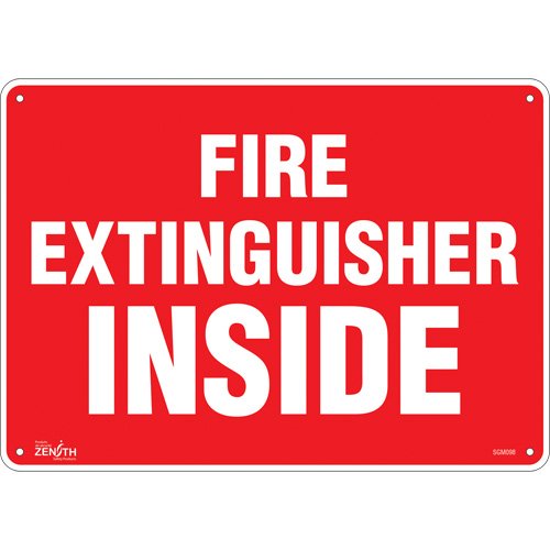 SGM098-"Fire Extinguisher Inside" Sign