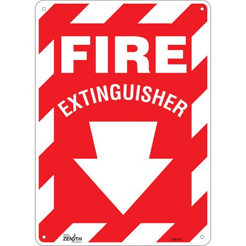 SGM104-"Fire Extinguisher" with Down Arrow Sign