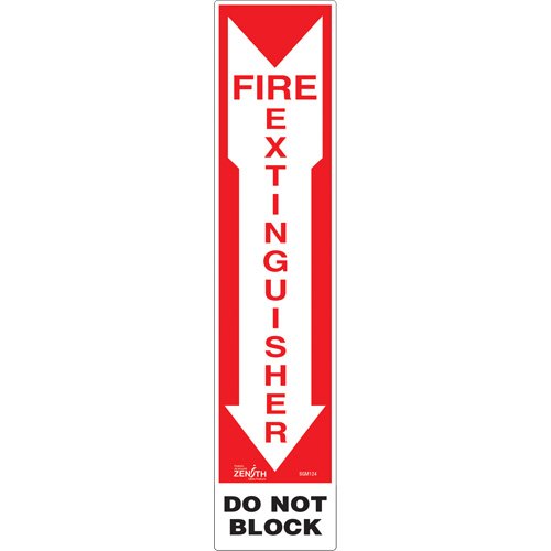 SGM124-"Fire Extinguisher - Do Not Block" Sign