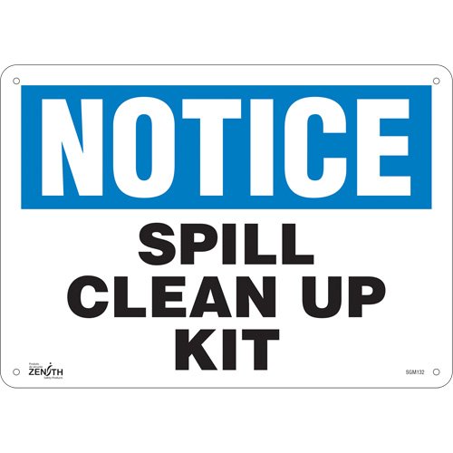 SGM132-"Spill Clean Up Kit" Sign