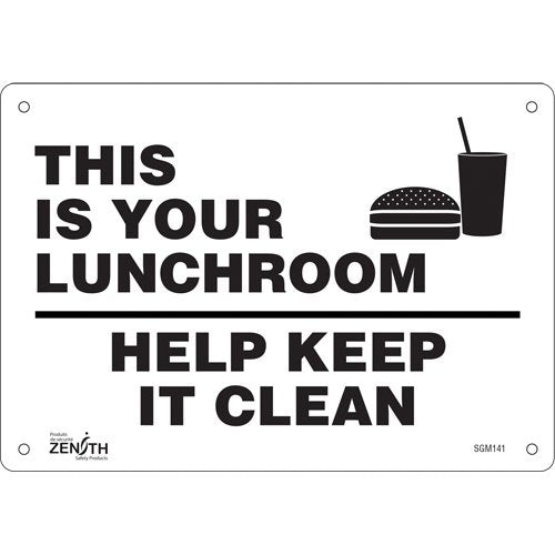 SGM141-"This Is Your Lunchroom" Sign