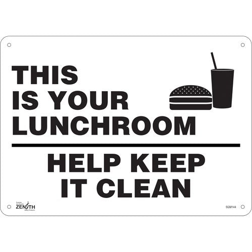 SGM144-"This Is Your Lunchroom" Sign