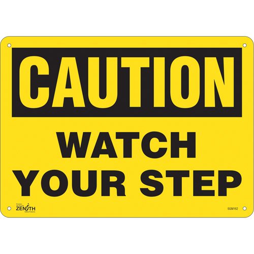 SGM162-"Watch Your Step" Sign