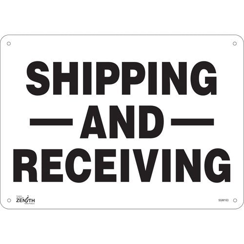 SGM163-"Shipping And Receiving" Sign